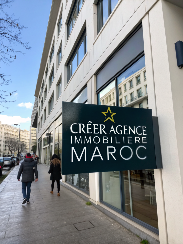 créer agence immobilière maroc immobilier