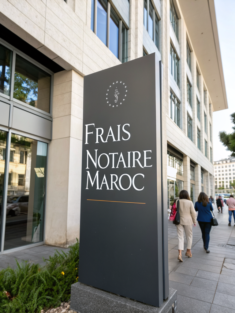frais notaire maroc immobilier